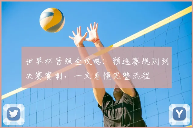 世界杯晋级全攻略:预选赛规则到决赛赛制,一文看懂完整流程